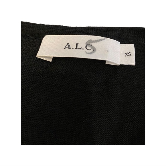 A.L.C. Black Sleeveless Top (12) - Picture 4 of 4